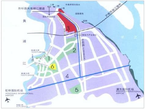 上海外高桥保税区的地理位置