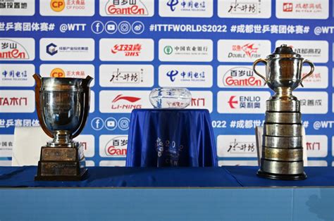 世界乒乓球锦标赛奖杯有哪几个？