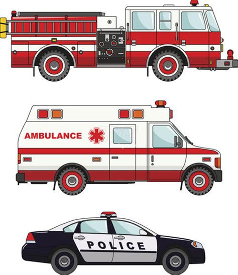 救护车警车消防车警笛声音的区别