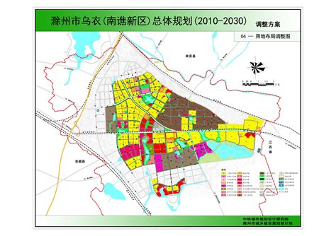 滁州南谯区规划图