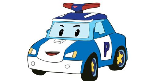 警车儿童动画视频