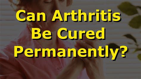 Arthritis can be cured图片