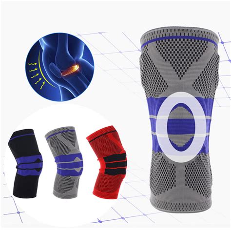 silicon knee support图片