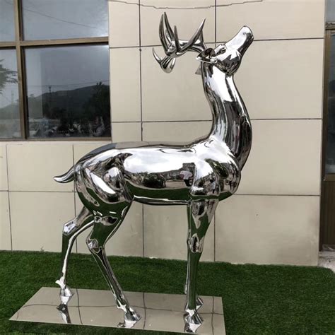 上海不锈钢鹿雕塑厂家