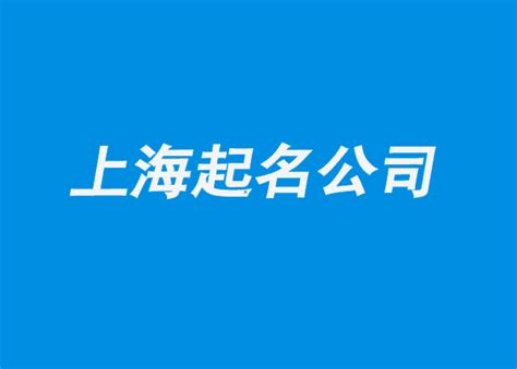 上海注册公司起名