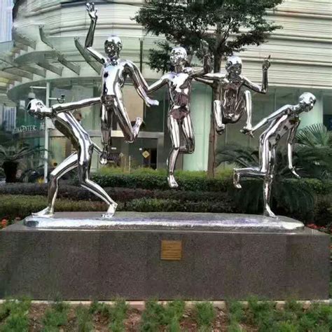 不锈钢雕塑运动人物造型