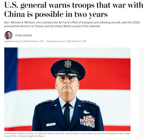 专家解析美上将称将与中国开战