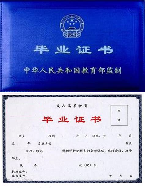 中国名校毕业证书