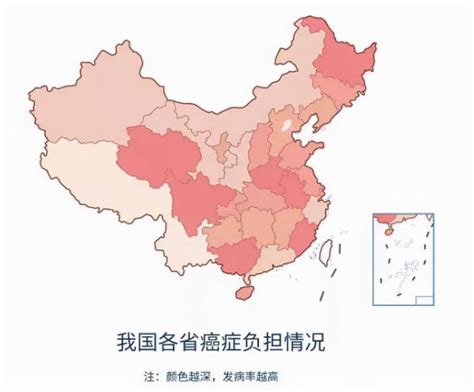 中国癌症排名前十省份