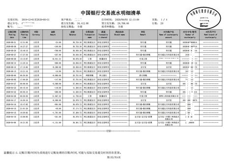 中国邮政银行流水业务验证