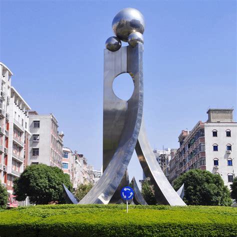 云南省广场不锈钢雕塑