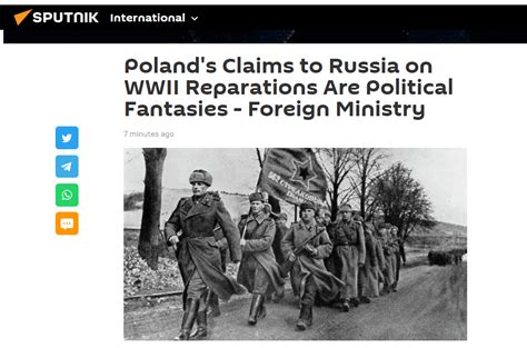 俄称波兰对俄二战索赔是政治幻想