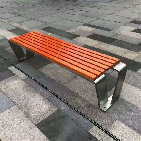 公园不锈钢休闲椅