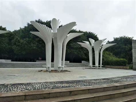 公园异形不锈钢景观雕塑制作