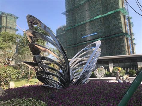 南昌公园不锈钢雕塑