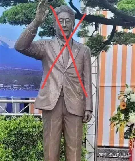 台团体抗议高雄为安倍晋三设铜像