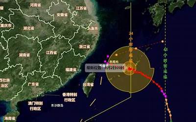 台风卡努已进入24小时警戒线：转向可能性增大
