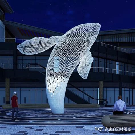 哈尔滨不锈钢鲸鱼雕塑