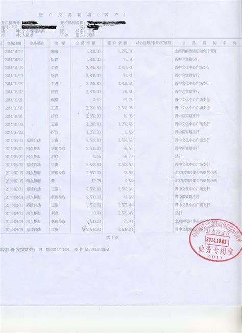 哈尔滨银行流水账单图片