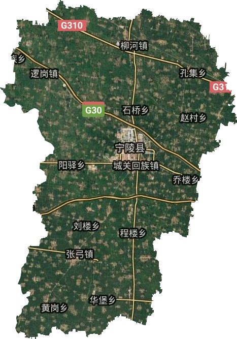 宁陵县城地图