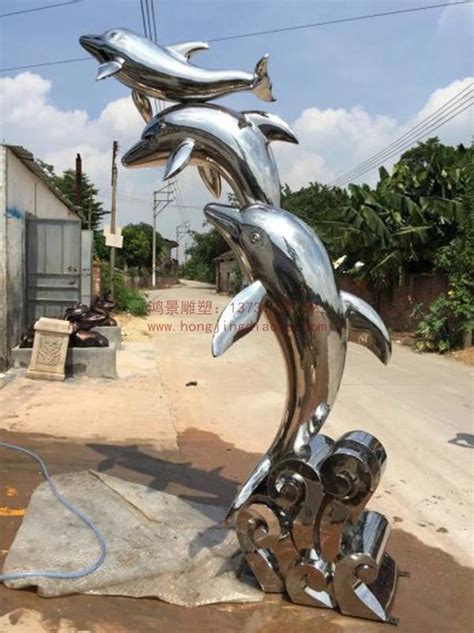 安徽316不锈钢海豚雕塑定制