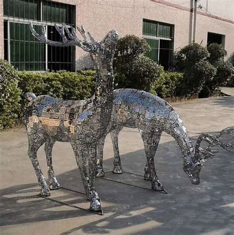山东动物不锈钢小品雕塑工厂