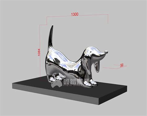 广西玻璃钢狗雕塑