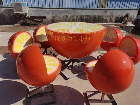 景德镇水果休闲椅雕塑