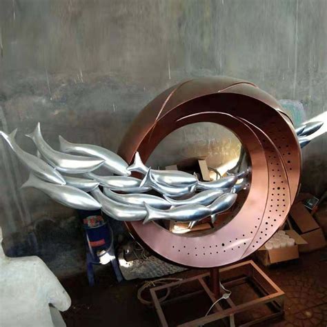 杭州不锈钢陶瓷雕塑方案