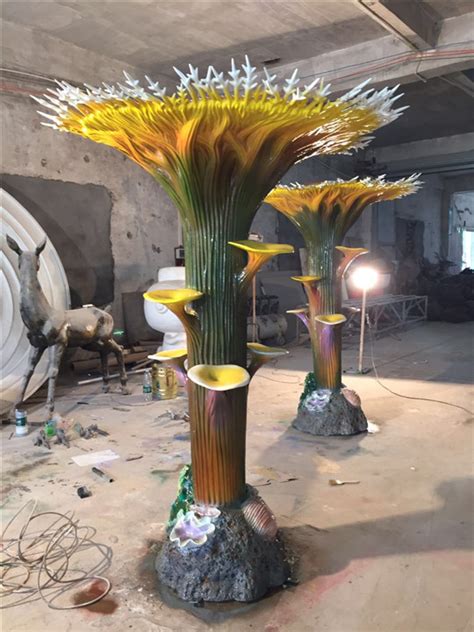 植物玻璃钢雕塑工业