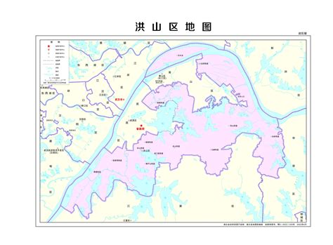 武汉市洪山区地图