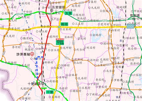 武荆高速地图