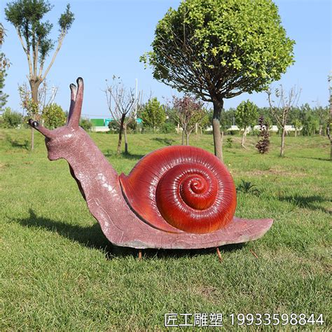江门玻璃钢蜗牛雕塑