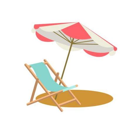 沙滩上的休闲椅怎么画