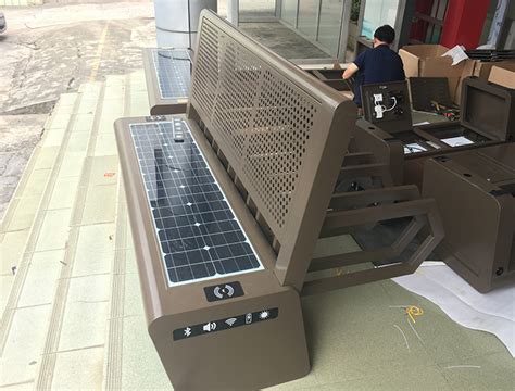 深圳太阳能公共休闲椅