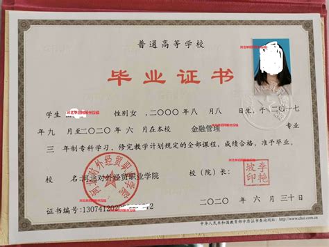 湖南外国语职业学院的毕业证