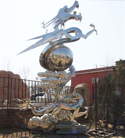 滨州不锈钢龙雕塑厂家