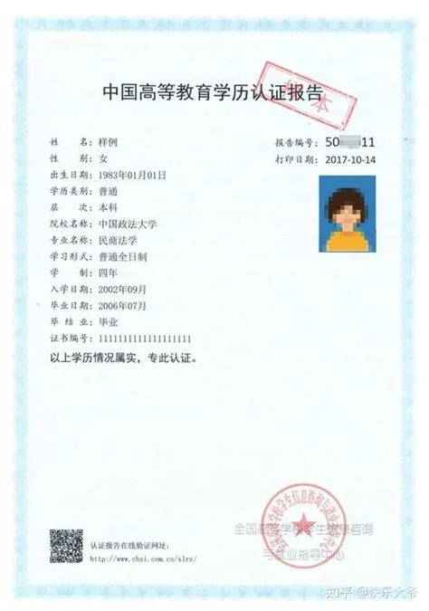 漳州国外学历证模板