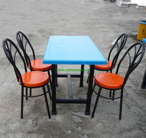 漳州玻璃钢餐桌椅制造