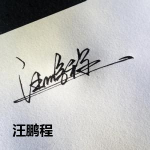 王鹏程艺术签名