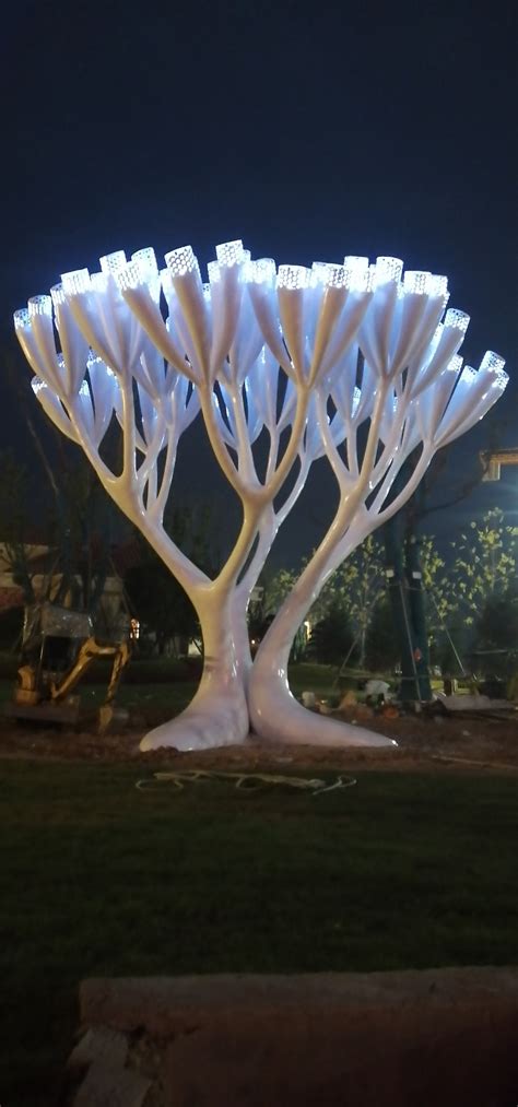 玻璃钢树雕塑
