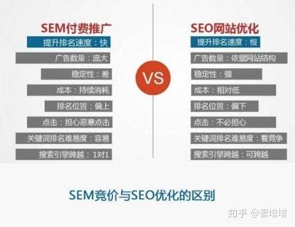 百度seo和竞价排名的区别