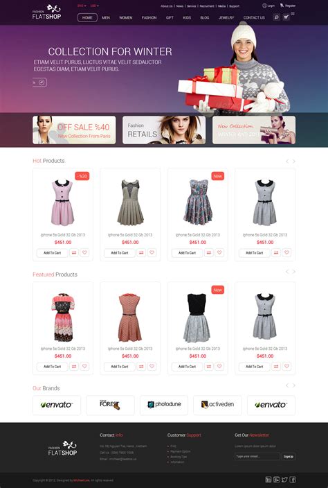 网页设计购物网站