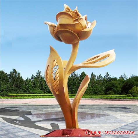 菏泽花朵不锈钢雕塑厂家