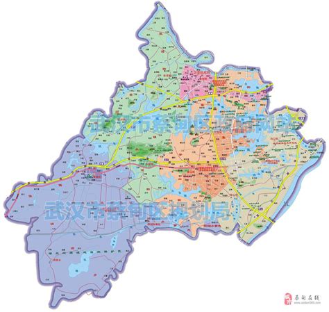 蔡甸地图