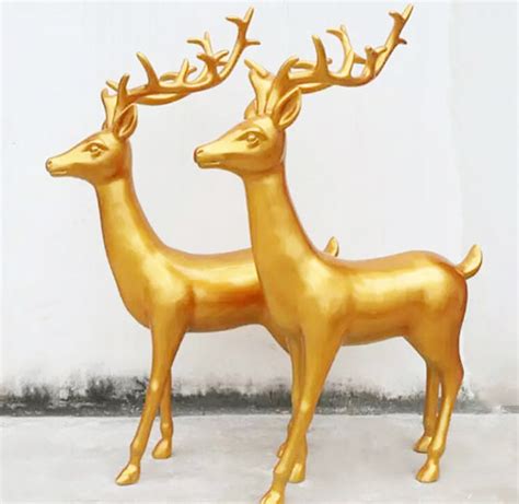贵州酒店玻璃钢动物雕塑小品制作