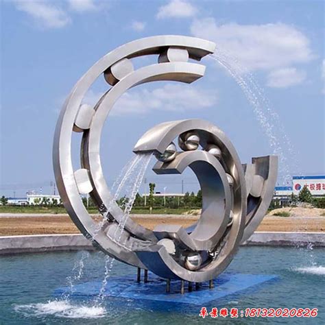 郑州公园喷泉不锈钢雕塑制作