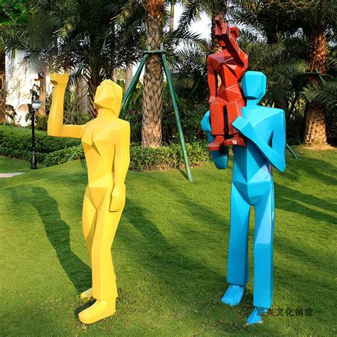 青海抽象人物玻璃钢雕塑公司